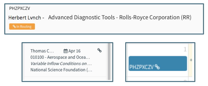 In Routing Icons